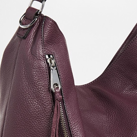 NWT Rebecca Minkoff Large Leather Moto Hobo - Picture 4 of 8